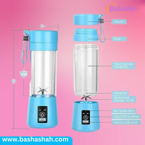 Portable USB Rechargeble Juicer Blender-Fruit Juicer-Smoothie Maker-Blender Machine - Image 4